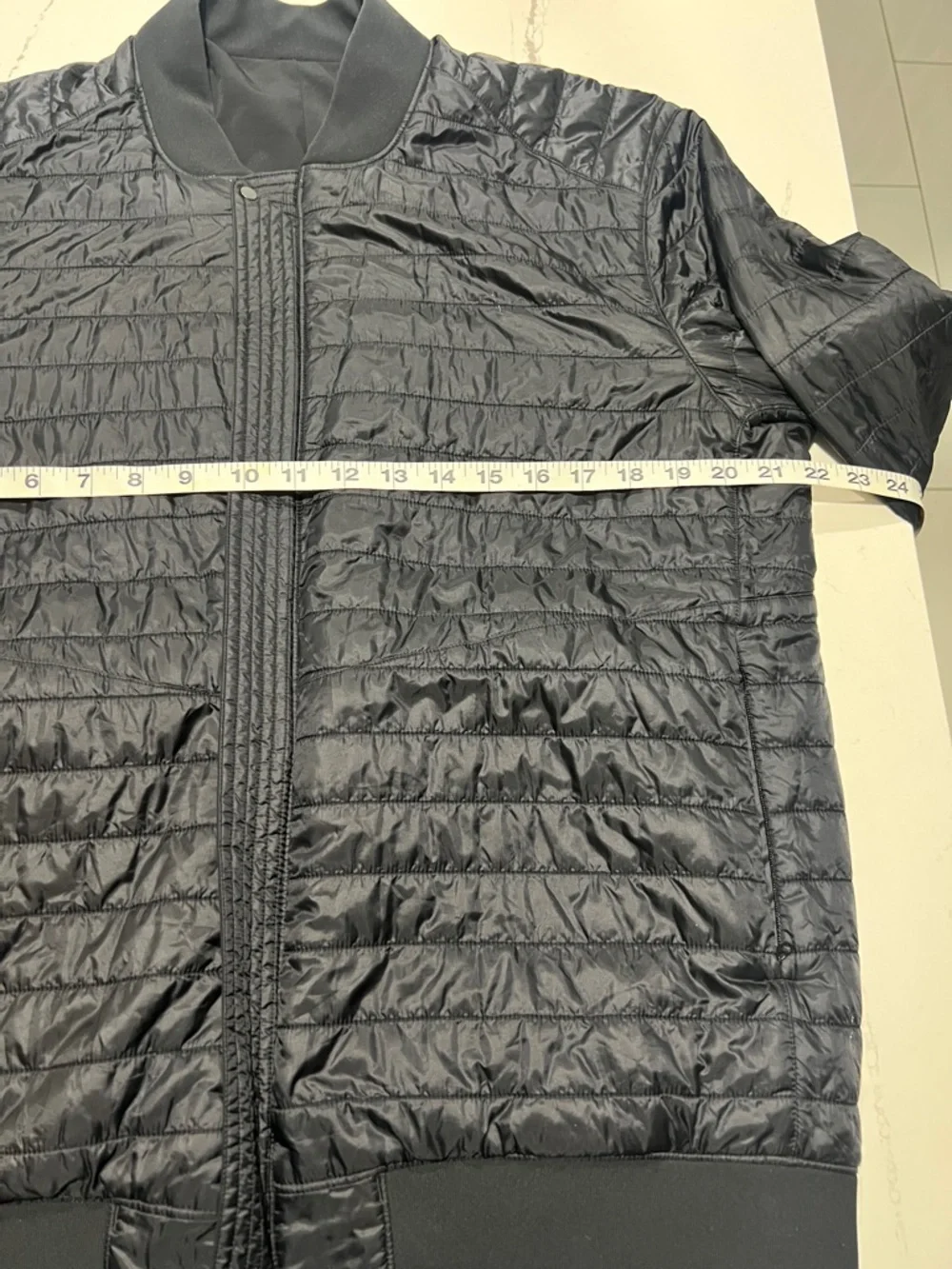 Lululemon Switch Over Reversible Men's Black Bomber Jacket Quilted size L - Picture 9 of 13